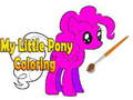 Jogo Meu pequeno pônei para colorir  online