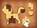 Jogo Quebra-cabeças de blocos de madeira  online