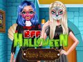 Jogo BFF Design de Rosto de Dia das Bruxas  online