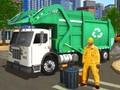 Jogo Simulador de trator 3D City Cleaner  online