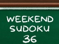 Jogo Fim de semana Sudoku 36  online