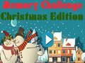 Jogo Edição de Natal do Desafio da Memória  online