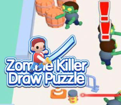 Jogo Quebra-cabeça de desenho do assassino de zumbis  online