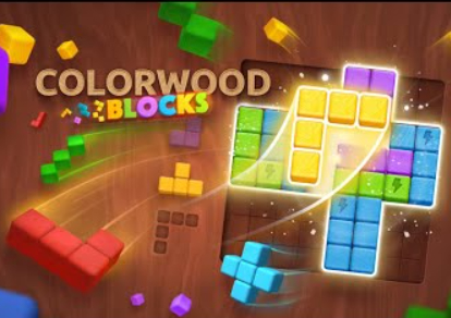 Jogo Blocos de madeira coloridos  online
