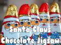 Jogo Quebra-cabeça de chocolate papai noel  online