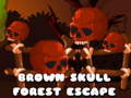 Jogo Fuga da Floresta da Caveira Marrom  online