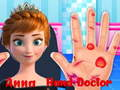Jogo Frozen: tratamentos para as mãos de Anna  online
