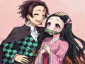 Jogo Quebra-cabeça Nezuko  online