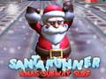 Jogo Surfe de metrô de Natal Santa Runner  online