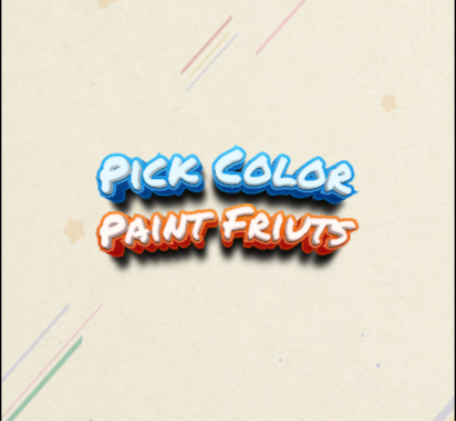 Jogo Escolha Frutas Coloridas  online