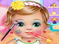 Jogo Vestir e Maquiagem de Bebê  online