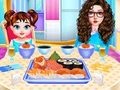 Jogo Bebê Taylor cozinhando sushi  online