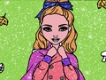 Jogo Livro de colorir de moda com glitter  online