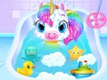 Jogo Cuidados com animais de estimação de unicórnio mágico  online