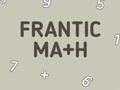 Jogo Matemática frenética  online