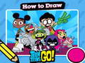 Jogo Quente para desenhar Teen Titans Go!  online
