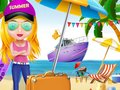 Jogo Garota férias de verão na praia  online