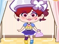 Jogo Vestir Boneca Pintada  online