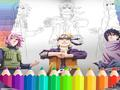 Jogo Livro para Colorir Naruto Shippuden  online