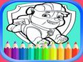 Jogo Livro de Colorir Patrulha Canina  online