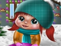 Jogo Vestido de inverno para bebês  online