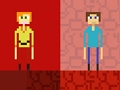 Jogo Stickman Steve vs Alex Nether online