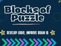 Jogo Quebra-cabeça de blocos  online
