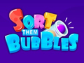Jogo Classifique-os: Bolhas  online