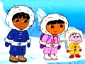 Jogo Dora encontra 5 diferenças  online