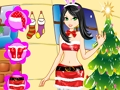 Jogo Vestir Menina de Natal  online