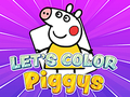 Jogo Vamos Colorir Porquinhos  online