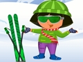 Jogo Vestir Dora Ski  online