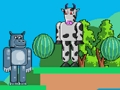 Jogo Hipopótamo vs Monstro Vaca  online
