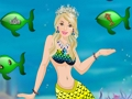 Jogo Vestir Barbie Sereia  online