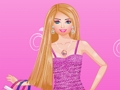 Jogo Vestido de compras da Barbie  online