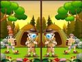 Jogo Spot 5 Diferenças Acampamento  online