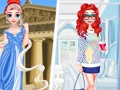 Jogo Princesas antigas vs looks modernos  online