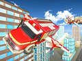 Jogo Simulador de condução de caminhão de bombeiros voador  online