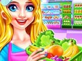 Jogo Limpeza de garota de supermercado  online