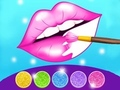 Jogo Jogo de colorir lábios brilhantes  online