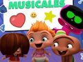 Jogo Mini Beat Power Rockers: adesivos musicais  online
