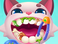 Jogo Dentista de animais para crianças  online