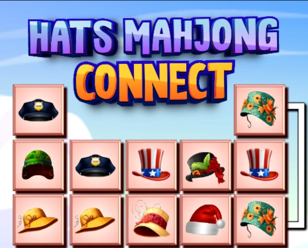 Jogo Chapéus Mahjong Connect  online