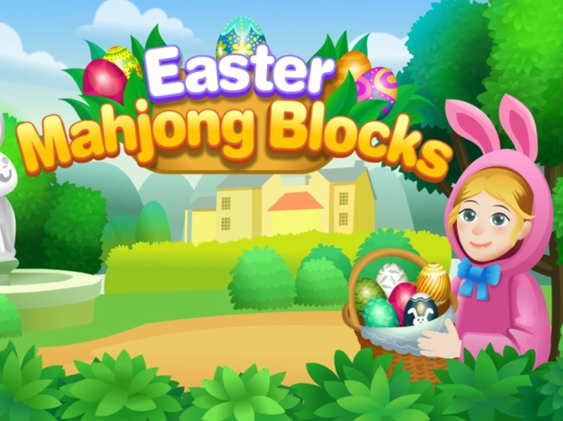 Jogo Blocos Mahjong Páscoa  online