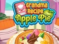 Jogo Receita de torta de maçã da vovó  online