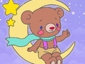Jogo Livro de Colorir: Urso da Lua  online