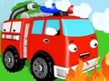 Jogo Livro para Colorir: Caminhão de Bombeiros  online