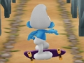 Jogo A Corrida de Skate dos Smurfs  online
