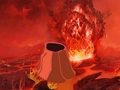 Jogo Fuja da erupção do vulcão  online