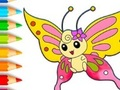 Jogo Livro de Colorir: Borboleta  online